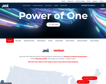 JMA Wireless | Verizon Landing Page